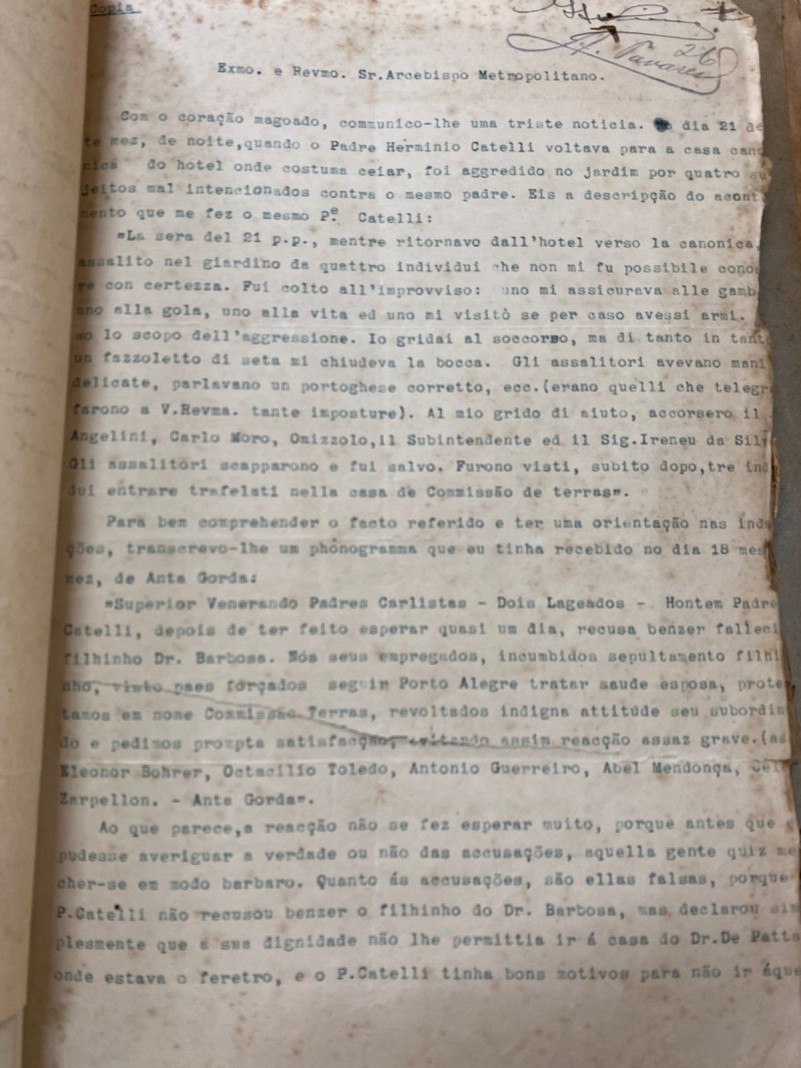 Processo nº 582. Comarca de Encantado - Vara Cível e Crime - Crime - 1923